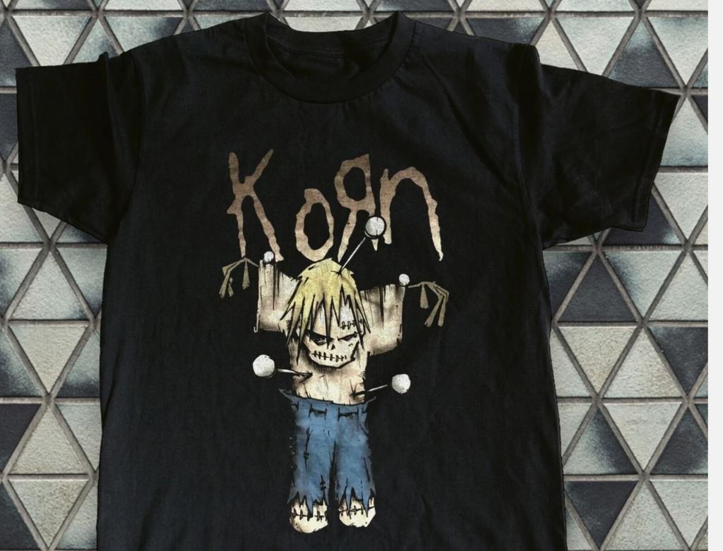 KORN Voodoo Doll Bootleg Black Unisex T-shirt Size S-5XL