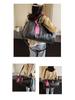 Fashionable PU Embossed Women's Handheld Travel Bag - Large Capacity Carry-on with Wet/Dry Separation for Business and Fitness.