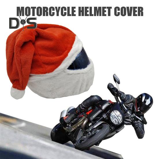 Plush Motorcycle Helmet Cover Decorative Dustproof Universal Cartoon Devil Bunny Bee Santa Cow Motorbike Full Helmet Protector Guard