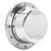 Kitchen Mechanical Timer 304 Stainless Steel Magnetic Suction Chef Cooking Timer Clock White