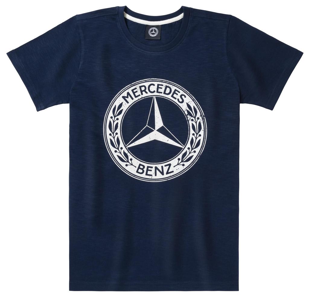 Collection Genuine Classic Size L Mercedes-Benz Men's T-Shirt, Navy,