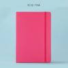 A5 Macaron Candy Color Ruled PU Leather Hardcover Elastic Closure Notebook