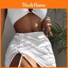 Elegant European Style Bikini Swimsuit With Padding For Water Sports And Beach Wear