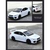1/30 Subaru Impreza WRX STI Alloy Sports Car Model Diecast Metal Racing Vehicles Car Model Sound Light Simulation Kids Toys Gift