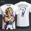 2026 Hot Japanese Anime Dragon Ball Z Majin Buu Specially Made Football Jersey T-Shirt Adult Men's