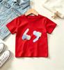 Kids Black Short Sleeve T Shirt Realistic Wireless Earbuds Pattern Print Crew Neck Boys Girls Trendy Casual Summer Tee
