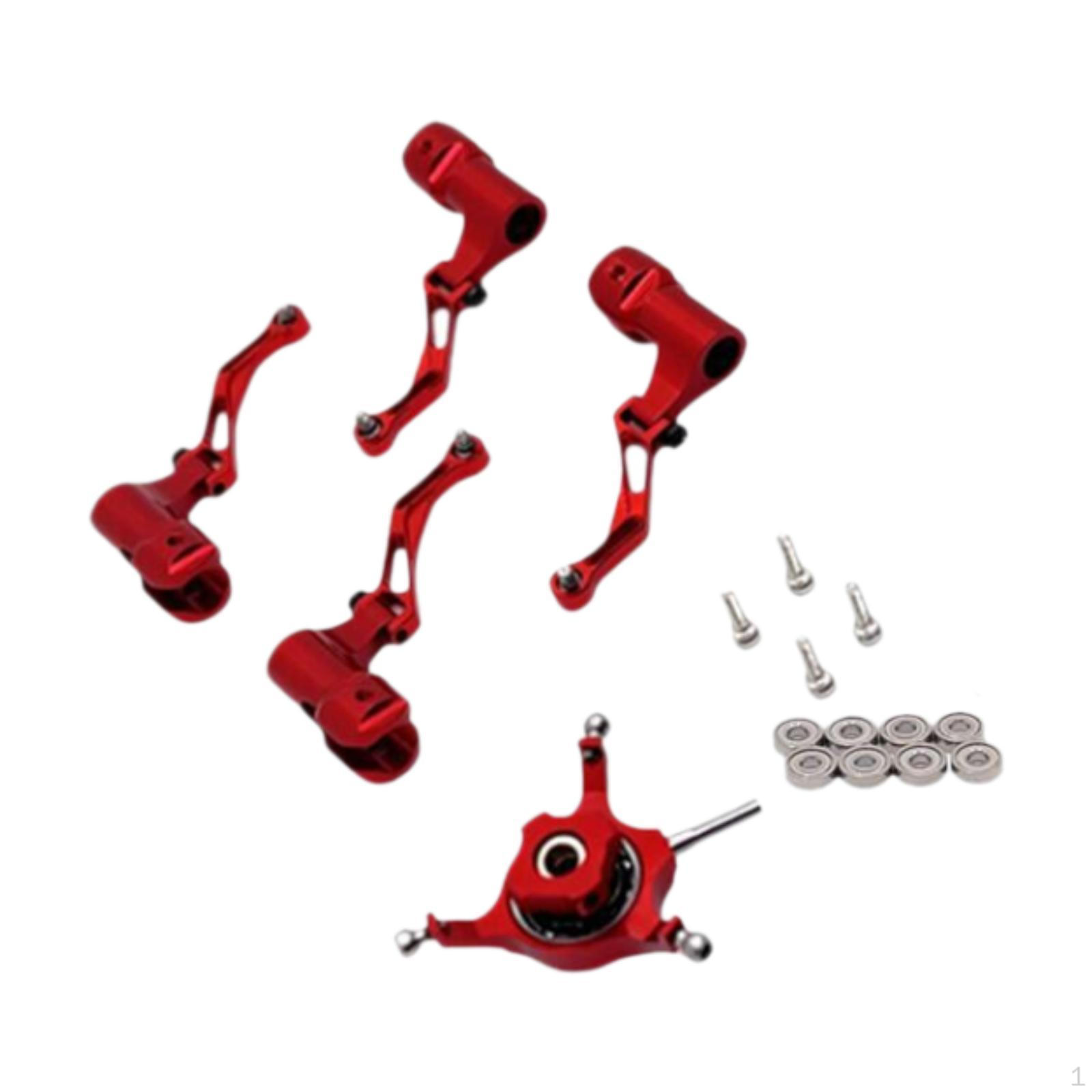

Aluminum Replacement Part Swashplate Set for DIY Repairs in RC Helicopters червоний