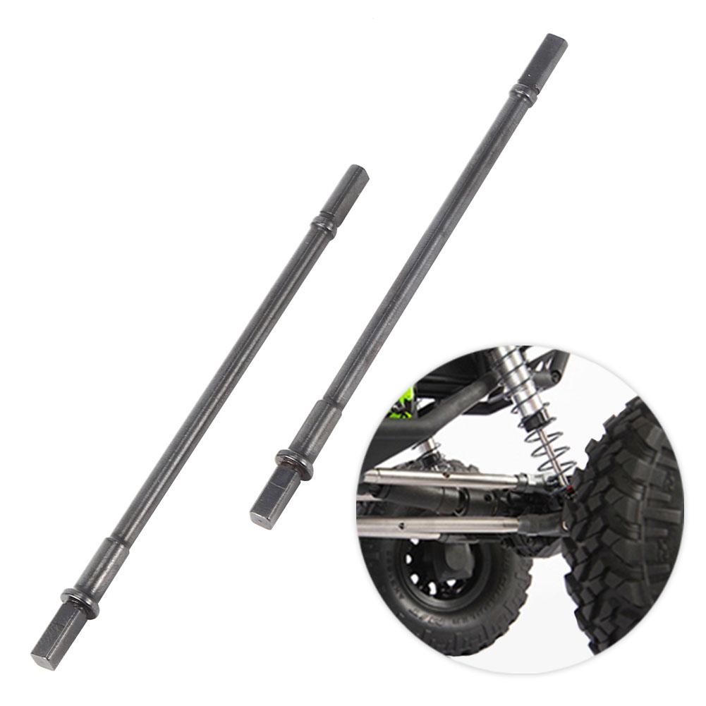 2pcs Steel Rear Axle Drive Shaft Accessory Fit for Axial Capra 110 Scale RC Car Model