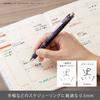Pentel Ballpoint Pen Gel Ink Energel Knock Type 0.5mm BLN75Z-12AMZ 12 Color Set with Case