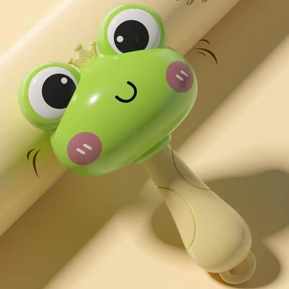 Plastic Instrument Sand Hammer Soft Duck Sand Hammer Toy Children Frog Sand Hammer Toddlers