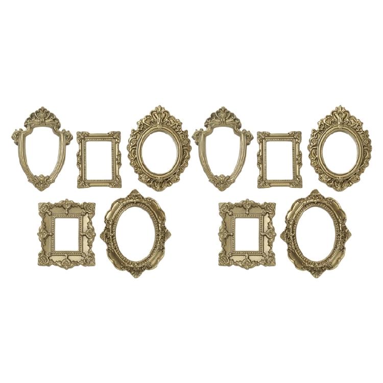 

Small Retro Picture Frame,Ornate Picture Frame,Mini Photo Frame,Antique Wall Decors for Home Weddings Party Hotel