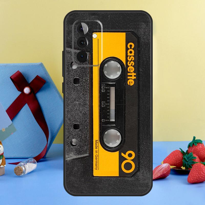 

Vintage Cassette tape retro style Case For Samsung Galaxy A35 A55 A15 A54 A34 A14 A52 A32 A12 A13 A33 A53 A17 A16 A26 A36 A56 Samsung A33 5G