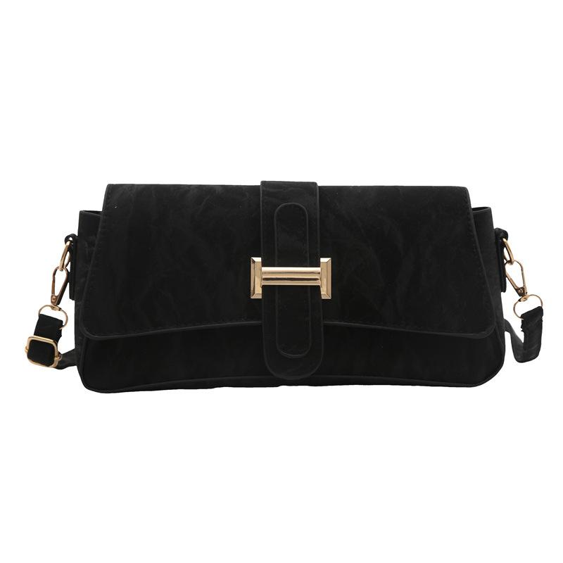 French Niche Design Bag Women's 2025 New Popular Versatile Messenger Bag High-end Single Shoulder Underarm Baguette Bag