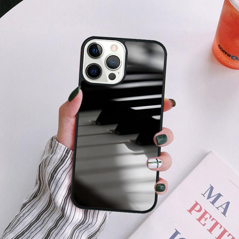 Music Piano Elegant Phone Case For iPhone 17 Air 14 13 12 16Pro Max 15  Plus Cover Shell Max coque