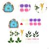 28x Fairy Cake Topper Mini House Cute Centerpieces Cupcake Toppers Birthday Decoration