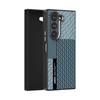 For Samsung Galaxy Z Fold 6 5 SE W25 ZFlip 6 5 Case Rough Magnetic Wireless Charging Carbon Fiber Texture Alloy Lens Anti-slip