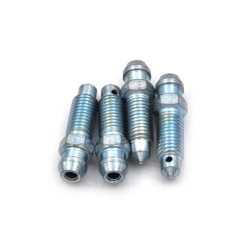 4 stk M7 X 1,0 mm motorsykkel sykkel bremse caliper stål lufteskruenippel