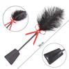 Feather Tickled Whip Erotic Punish Leather Spanking Paddle Play Flogger Sex Toys For Couple Woman Lover