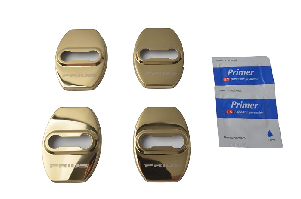 Prius 30 Series 40 Series 50 Series Door Striker Stainless Steel Cover Metallic Custom