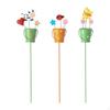 3 Stück Cartoon Dekorative Gartenstecker für Topfpflanzen Rasenflächen Gärten