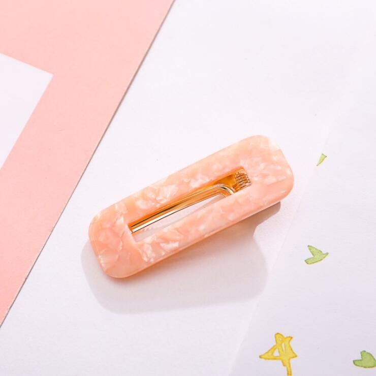 Popular Fashion Acetate Sweet Hairpins Girls Hair Clips Pin Barrette Accessories For Women Lady Hairclip Hairgrip Headwear