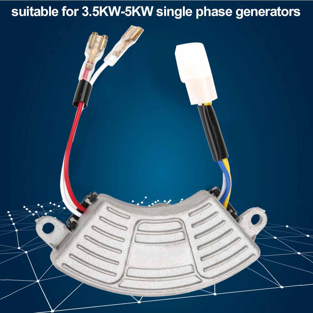

Дугообразный автоматический регулятор напряжения AVR для однофасного бензинового генератора 3,5 кВт-5 КВт