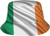 Cute Irish Ireland Flag Bucket Hat For Women Men Packable Summer Beach Sun Hats Outdoor Irish Shamrock Cap 003