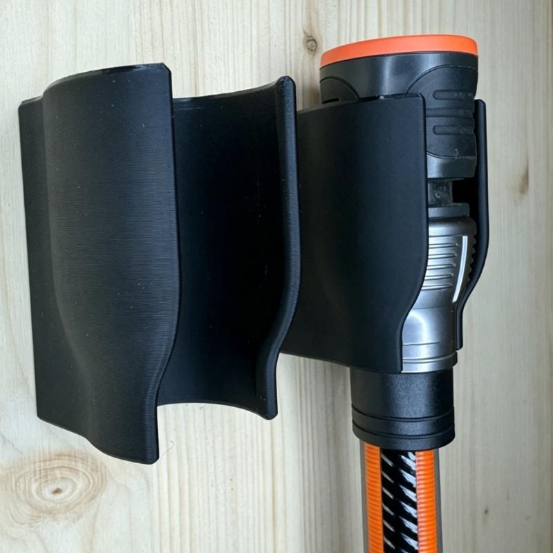 Balcony Hose Holder for Wall Storage In Garage and Wash Space with Wide Curved ABS Bracket for Coiled Hose Rest