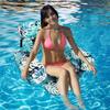 Inflatable Pool Float Floating Lounger Chair with Arm & Backrest Water Floating Recliner Water Hammock for Pool Lake Beach