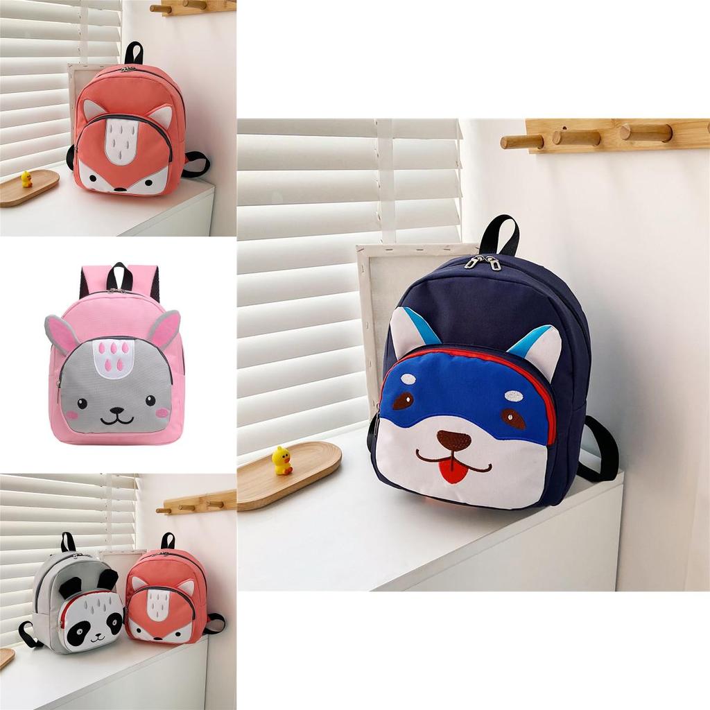Cute Animal Pattern School Bag For Toddlers Breathable And Wear-resistant