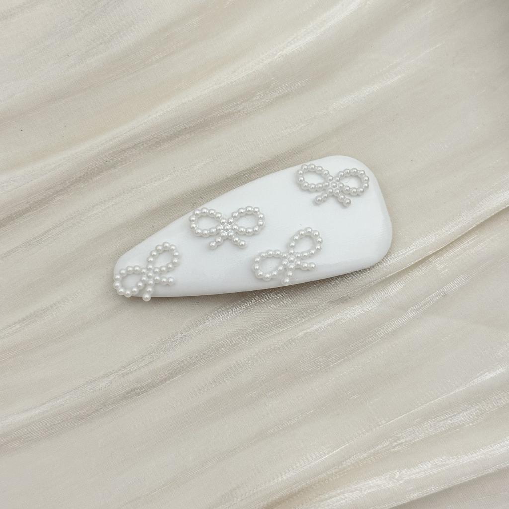 Leather Hair Accessories Bow Butterfly for Women Girl Korean Clip and Pin Crab Pearl Fairy Popular New In Kpop Sweet Kawaii Cute