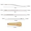 Diy Leather Sewing Awl Needle With Copper Handle Set Leather Canvas Shoes Tool
