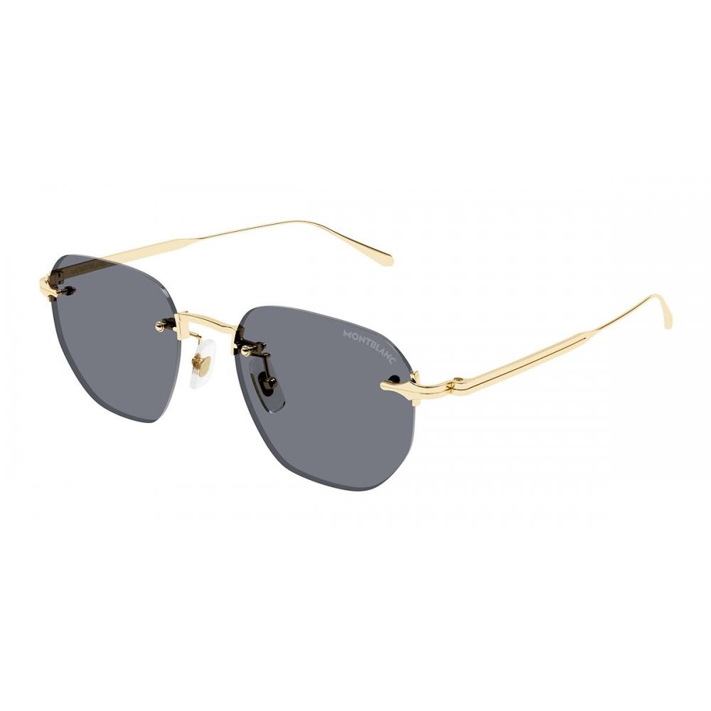 

Сонцезахисні окуляри Montblanc Mb0405s 001 для чоловіків Gold/51-19-145