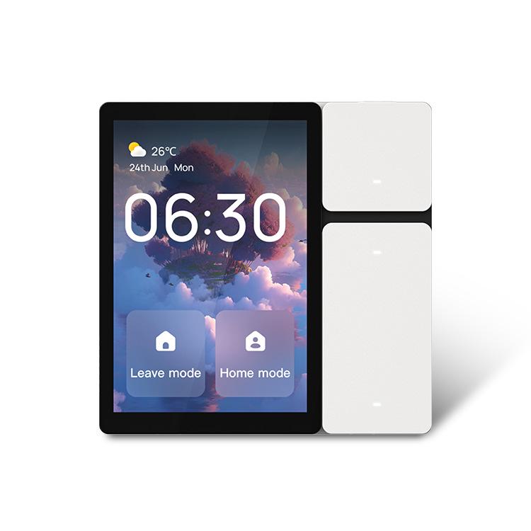 Graffiti Smart 3.5 Touchscreen 3-Way Relay with Alexa and IR Forwarding. White
