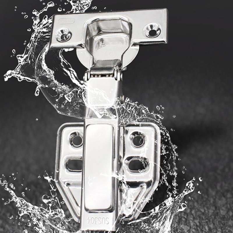 2Pieces Cabinet Hinges Repair Set Featuring 1 Plates and 12 Screws Sturdy Stainless Steel for Home Projects Supplies