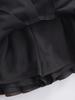 Sweet & Cool Retro High-Waisted PU Leather Pleated Mini Skirt - Women's Slimming A-Line Style