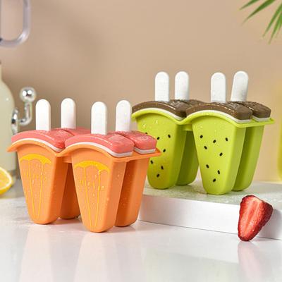 Stampo per Cubetti di Ghiaccio Forma di Frutta Vassoio per Ghiaccio Festa Estiva Rilascio Facile Design Anti-Sversamento Picnic Produttore di Cubetti di Ghiaccio Stampo per Ghiaccioli Fai da Te