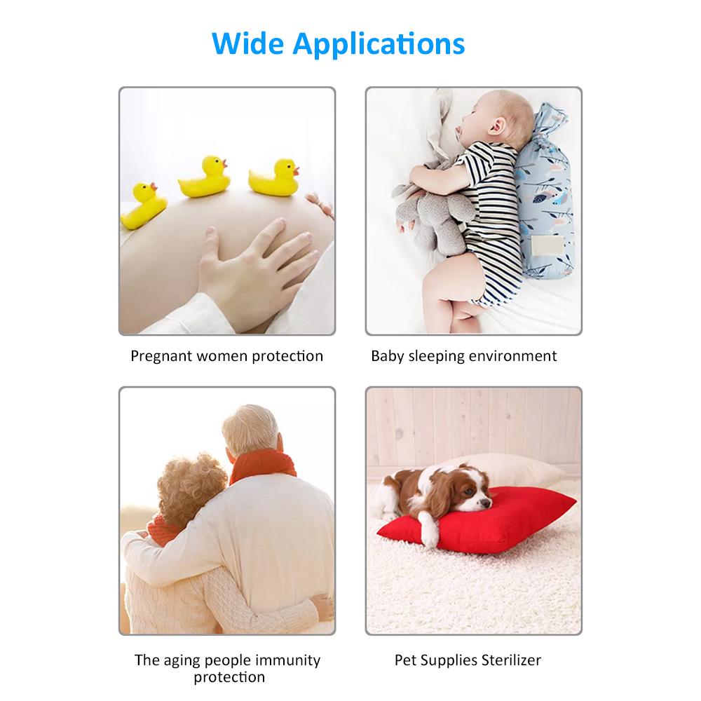 AC 220 V 38 W 254NM UV+ Ozon Timer Światło Lampa sterylizująca 3 poziomy Regulowane ustawienie czasu Czas Tryby pomiaru Wskaźnik Projekt pilota Mini Przenośny