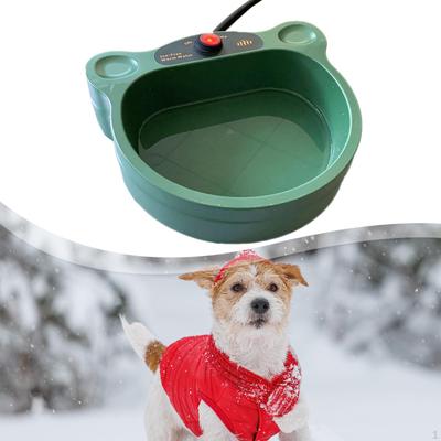Heated Water Bowl Cats Multipurpose Watering Trough for Duck