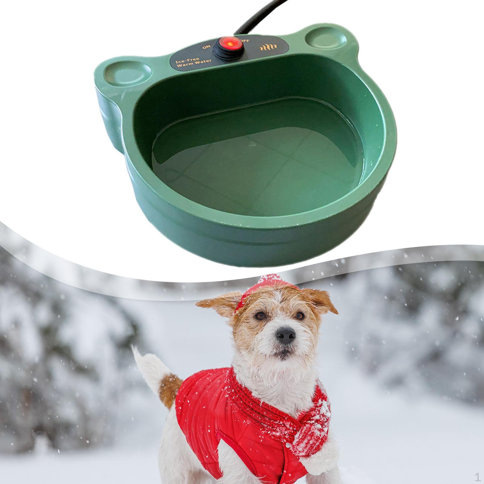 

Heated Water Bowl Cats Multipurpose Watering Trough for Duck