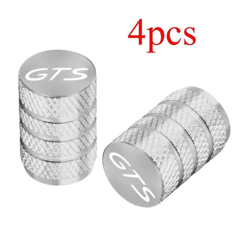 For Porsche GTS Cayenne Cayman Panamera Macan 911 718 928 901 4pcs Car Wheel Tire Air Valve Caps Stem Cover Caps Airdust Cover Valve Stems 1