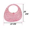 2023 New Handbag Women Transparent Summer Acrylic Bags Diamond Encrusted Evening Bags Luxury Designer Wedding Clear Bags