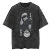 Unisex shirt Cotton Oversize Large Size Jujutsu Gojo Vintage T-shirts Anime