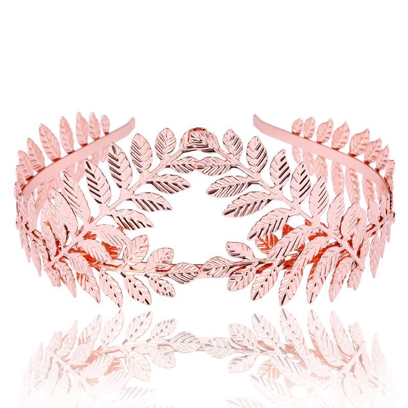 Retro Löv Bröllop Brud Kvinnor Håraccessoarer Brud Huvudsmycke Pannband Huvudtiaror Krona Smycken Hårbygel