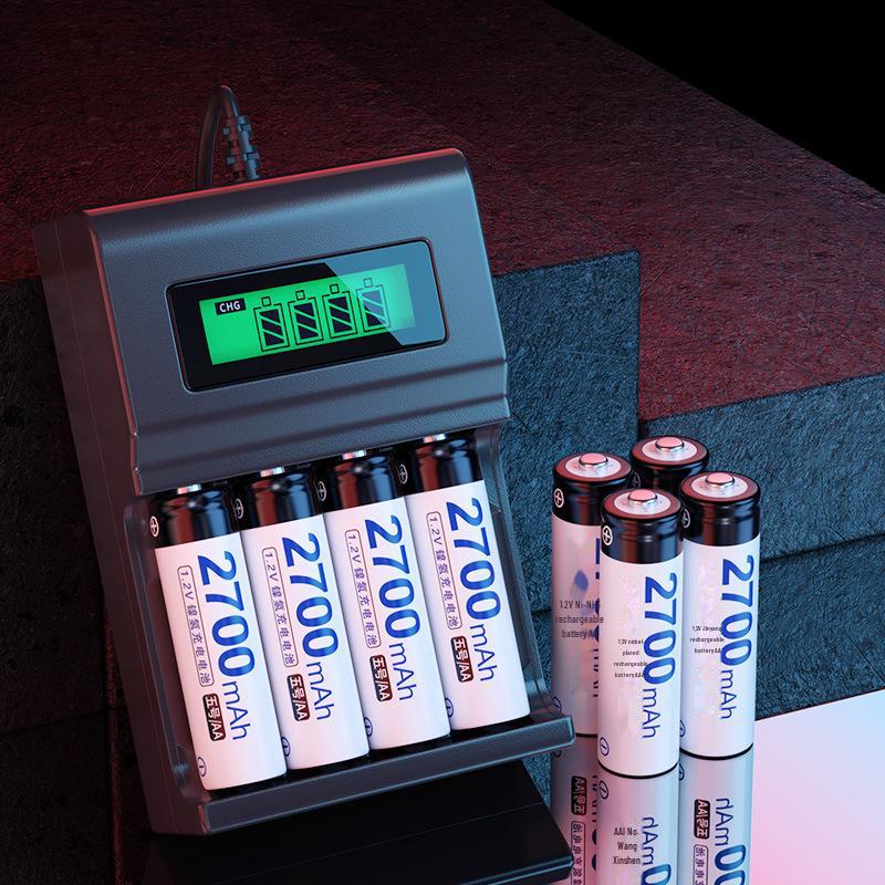 AA Battery USB Charger for Wireless Microphone Toys