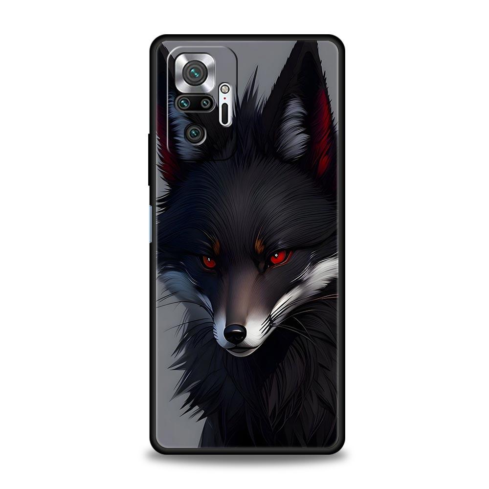 Red Fox Phone Case Cover for Redmi 14C 10C Note 14 13 12 10 11 K40 K50 Pro Plus 5G Shockproof Soft TPU Shell Fundas Capas Bags