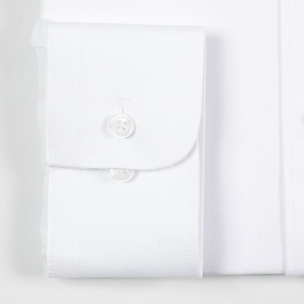 RENOMA Slim Fit Wide Collar Twill Solid Long Sleeve Shirt Rzrsl0 101wh