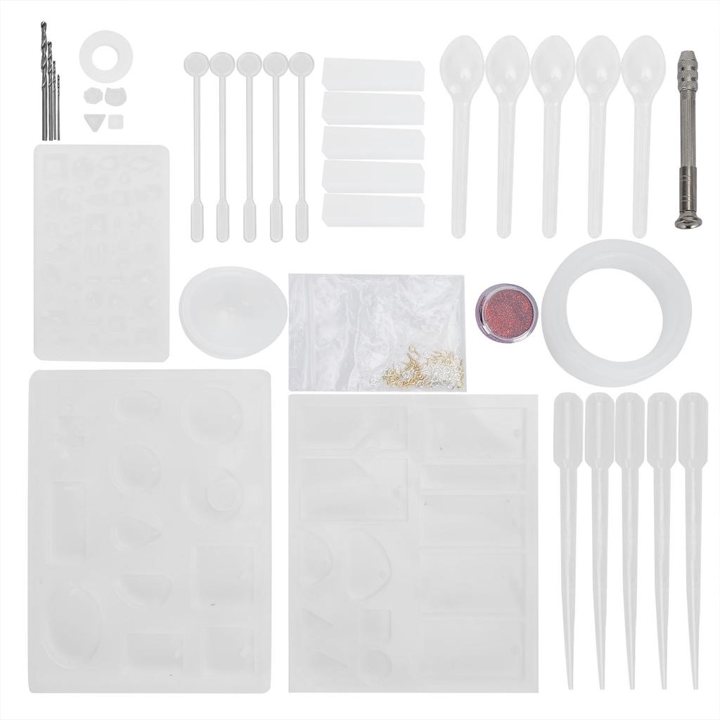 Silicone Casting Mold Set Irregular Mould DIY Material for Jewelry Ornament Making