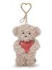 Lily Bear Hug Heart Charm LWGG261336 BEG Free Size [Lily Brown] Women's