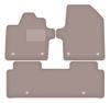 Beige Velours-Fußmatten für: Kia EV6 Crossover (2021-)